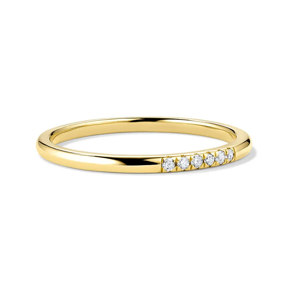 Petite 6 Lab Grown Diamond Line Ring sold by MSBLUE Jewelry product image thumbnail 3