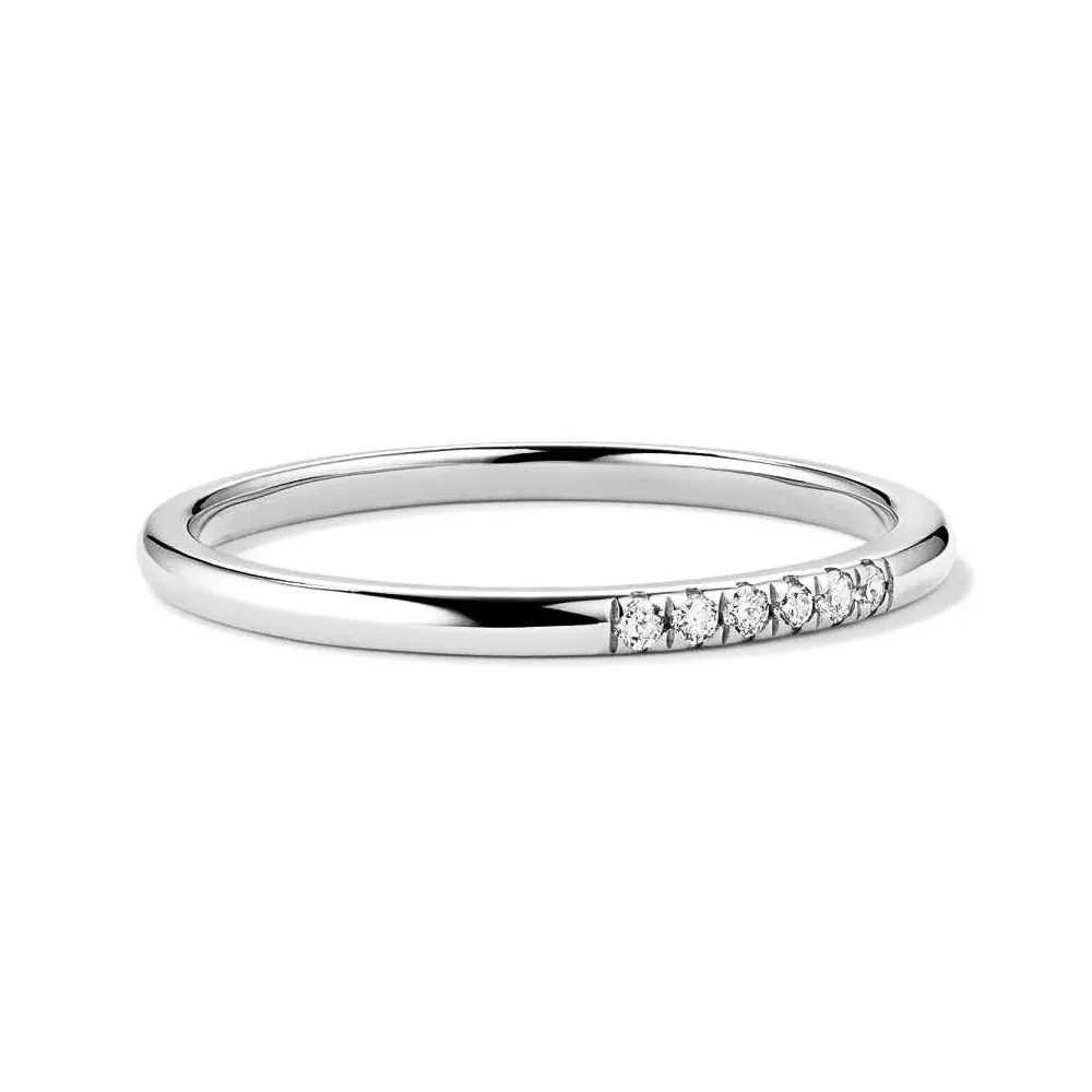 Petite 6 Lab Grown Diamond Line Ring sold by MSBLUE Jewelry product image thumbnail 4