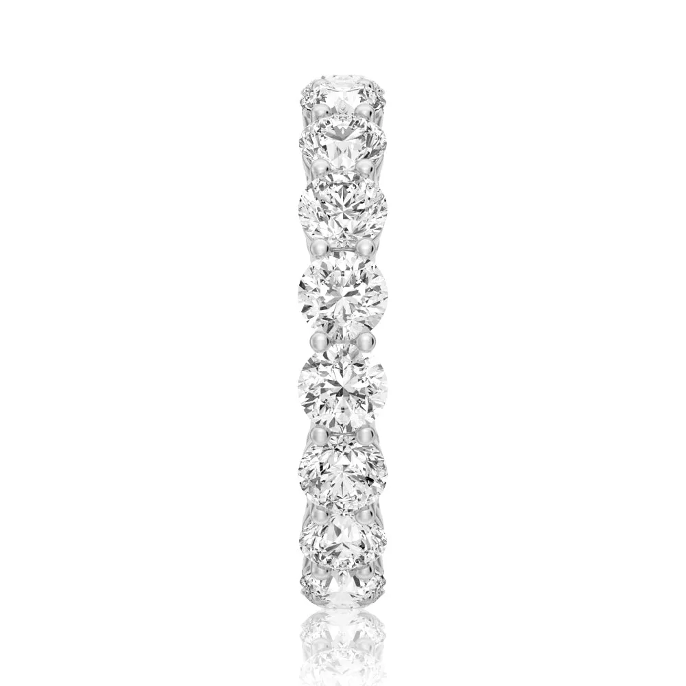 5.4 CT. Shared Prong Round Moissanite Eternity Band sold by MSBLUE Jewelry product image thumbnail 5