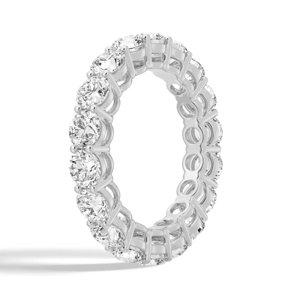 5.4 CT. Shared Prong Round Moissanite Eternity Band sold by MSBLUE Jewelry product image thumbnail 4