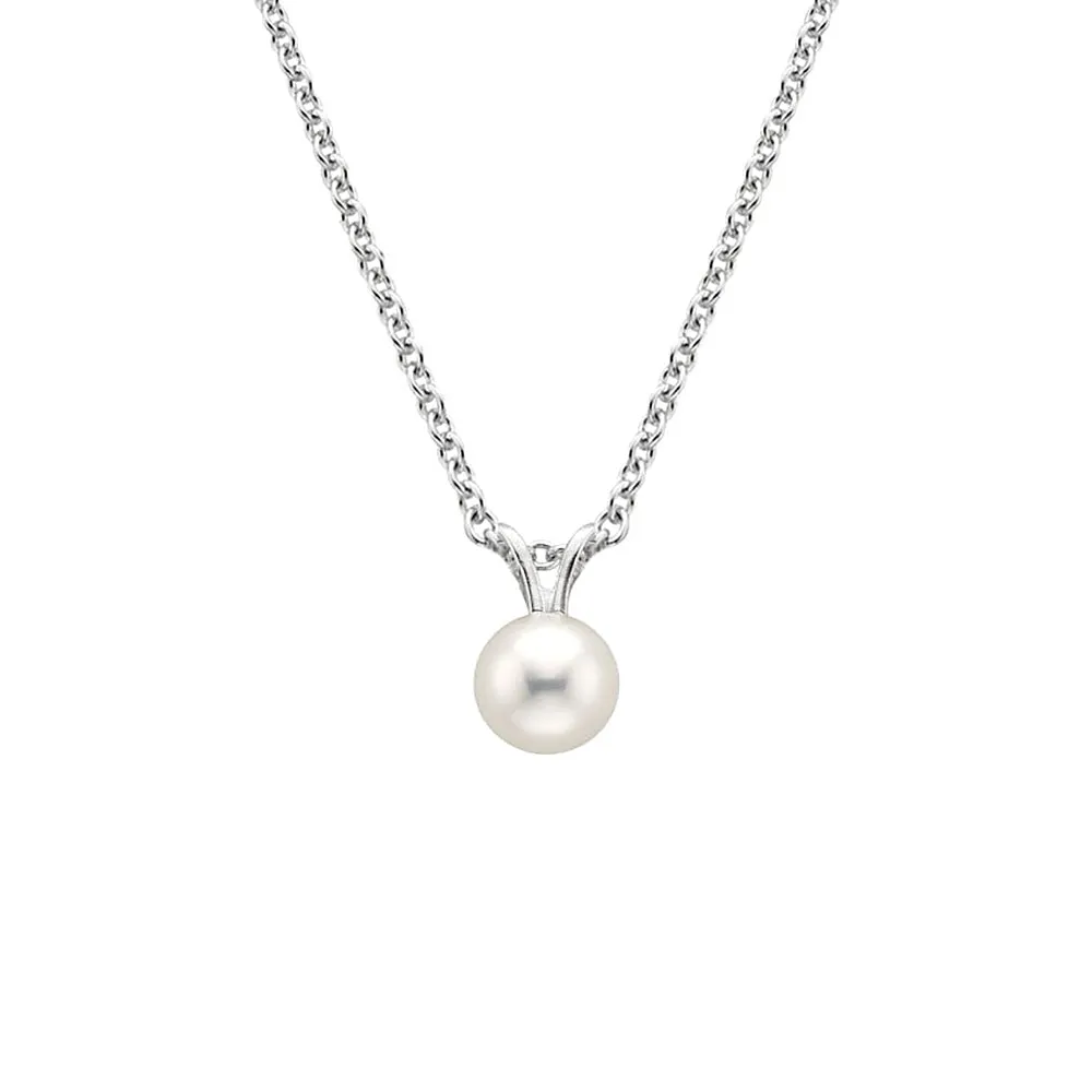 8mm Freshwater Cultured Pearl Pendant sold by MSBLUE Jewelry
