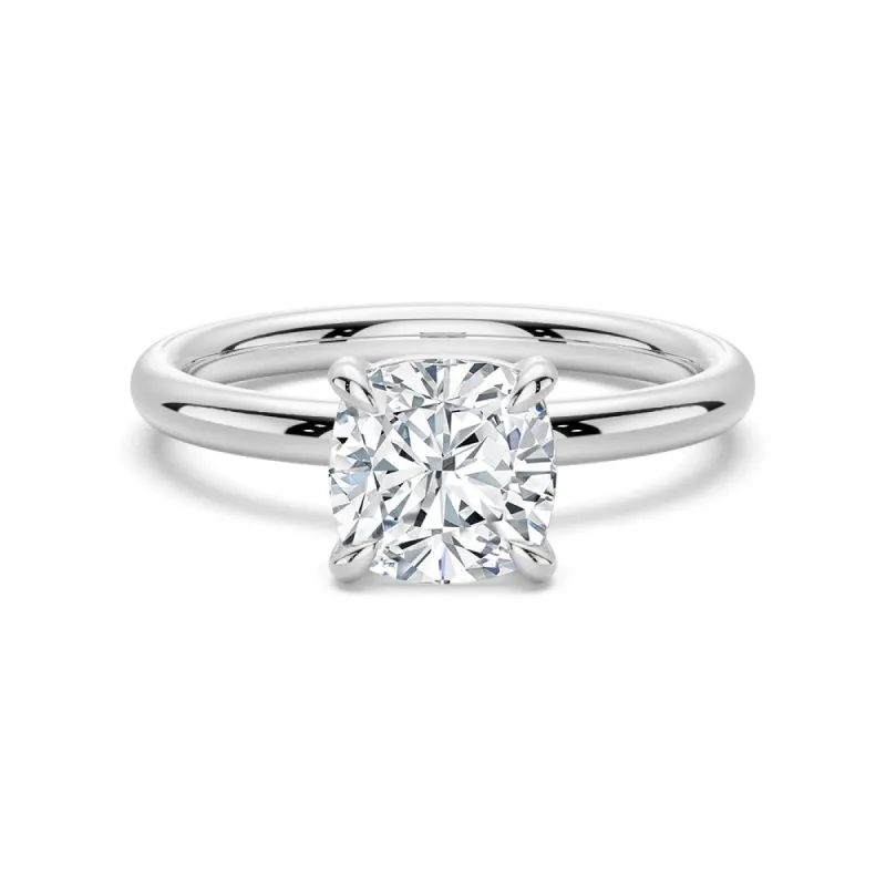 2CT. Cushion-Cut Solitaire Engagement Ring sold by MSBLUE Jewelry