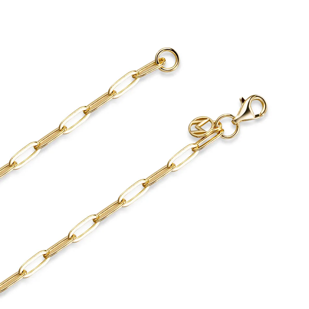 4 CT. Emerald Cut Emerald Paperclip Bracelet sold by MSBLUE Jewelry product image thumbnail 4