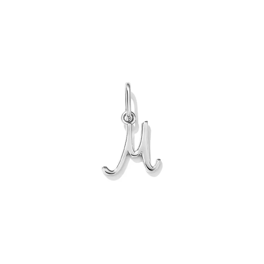 Simple Cursive Initial Charm sold by MSBLUE Jewelry product image thumbnail 2