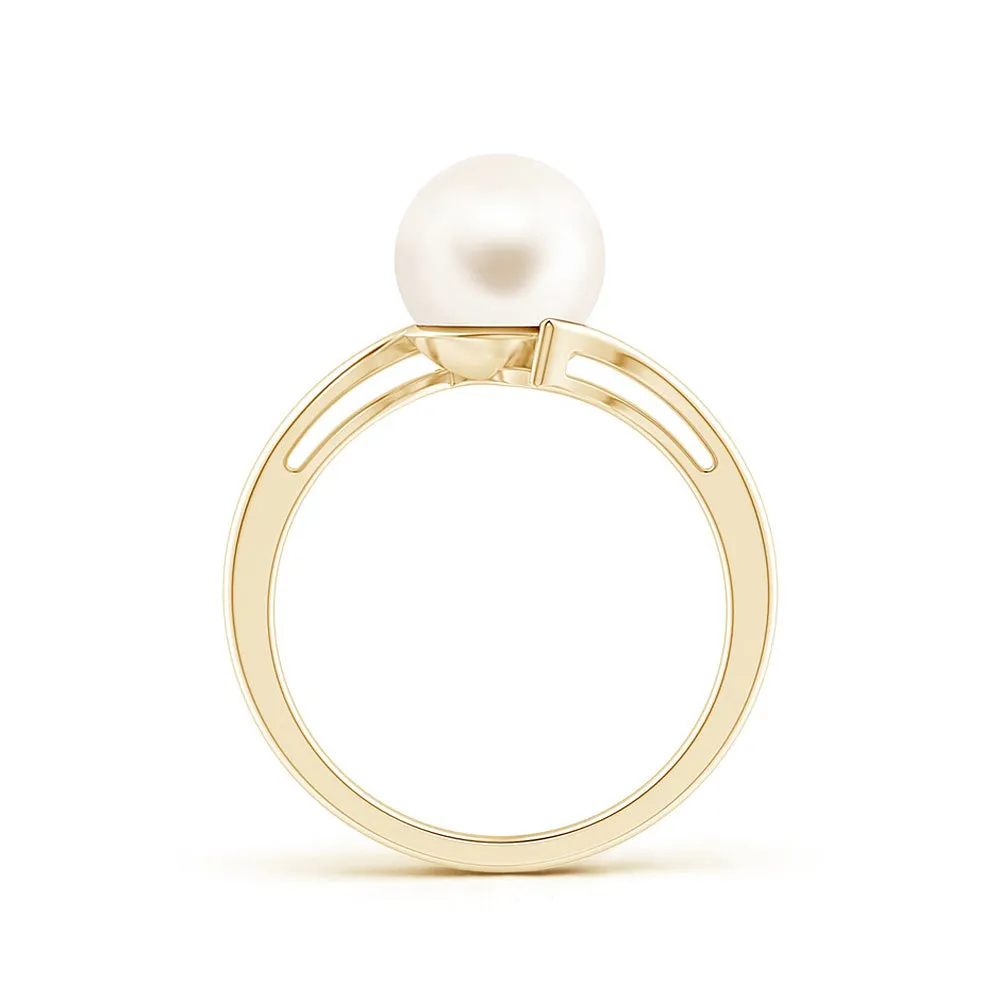 8mm Solitaire Freshwater Cultured Pearl Solitaire Wrap Ring sold by MSBLUE Jewelry product image thumbnail 5