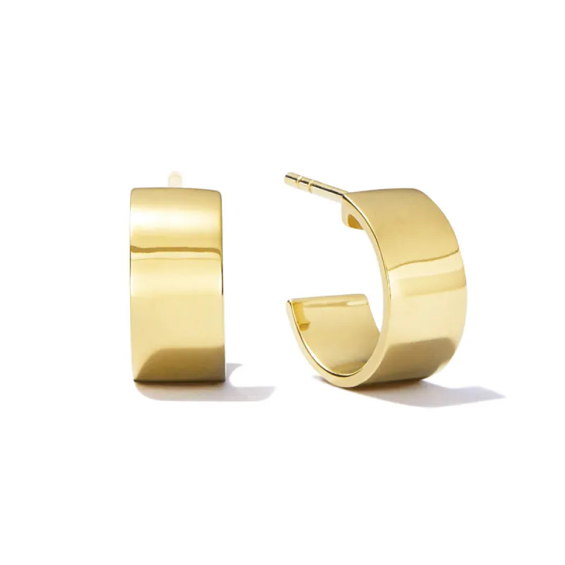 6mm Flat Hoop Earrings sold by MSBLUE Jewelry