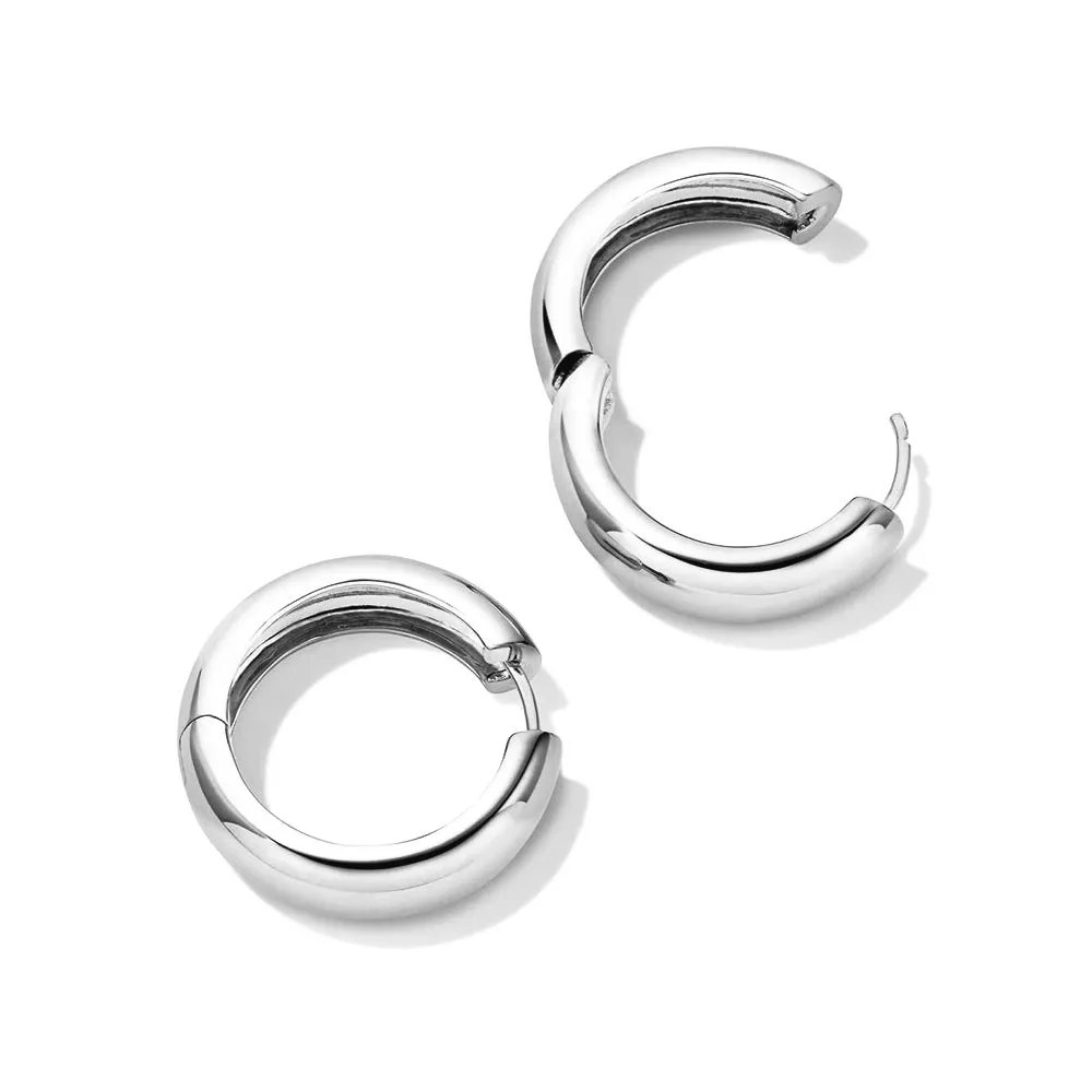 Chunky Large Hoop Earrings sold by MSBLUE Jewelry product image thumbnail 4
