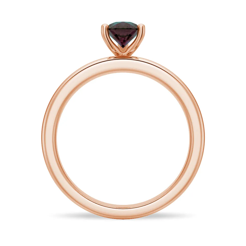 1 CT. Pear Shaped Alexandrite Engagement Ring Set sold by MSBLUE Jewelry product image thumbnail 4
