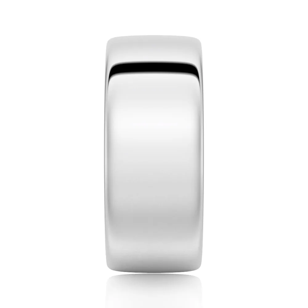 8mm Classic High Polished Flat Surface Men's Wedding Band sold by MSBLUE Jewelry product image thumbnail 5