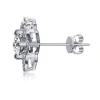 1.16 CT. Blooming Flowers Shiny Moissanite Diamonds Stud Earrings sold by MSBLUE Jewelry