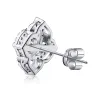 1.16 CT. Blooming Flowers Shiny Moissanite Diamonds Stud Earrings sold by MSBLUE Jewelry