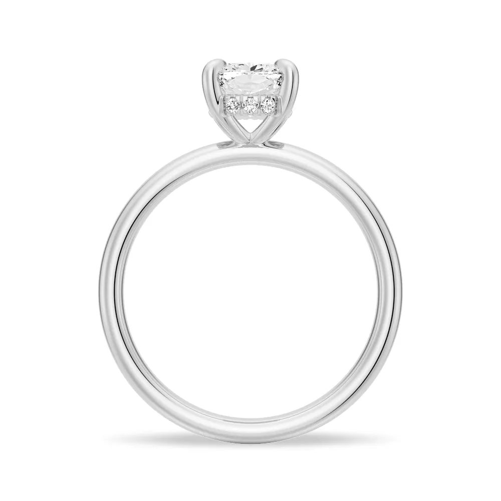 1.5 CT. Elegant Cushion Cut Solitaire Engagement Ring sold by MSBLUE Jewelry product image thumbnail 4