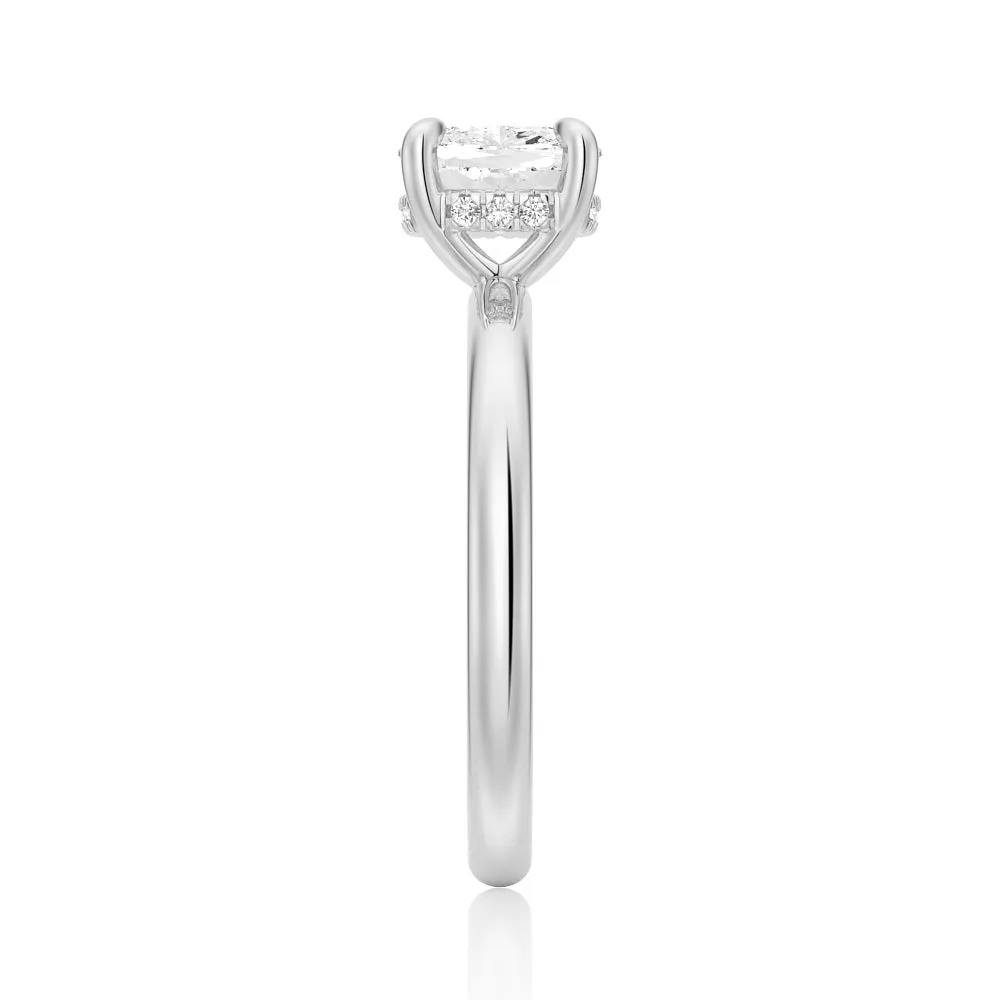 1.5 CT. Elegant Cushion Cut Solitaire Engagement Ring sold by MSBLUE Jewelry product image thumbnail 3