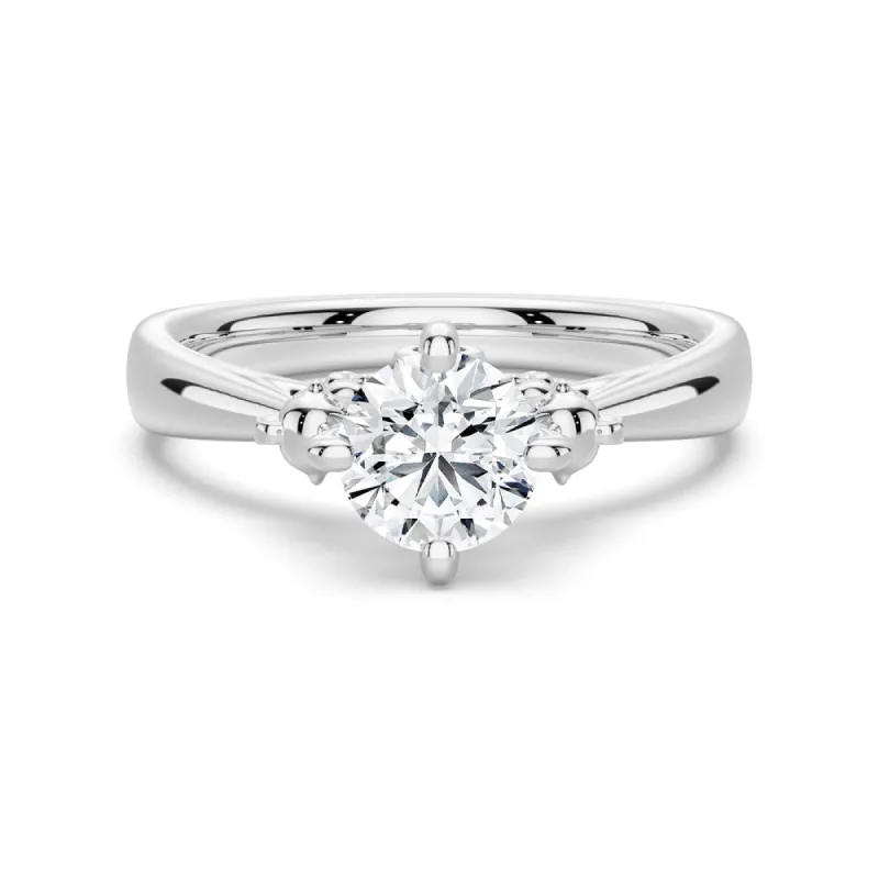 1 CT. Four - Prong Moissanite Engagement Ring sold by MSBLUE Jewelry