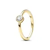Petite Lab Grown Diamond Bezel Promise Ring sold by MSBLUE Jewelry