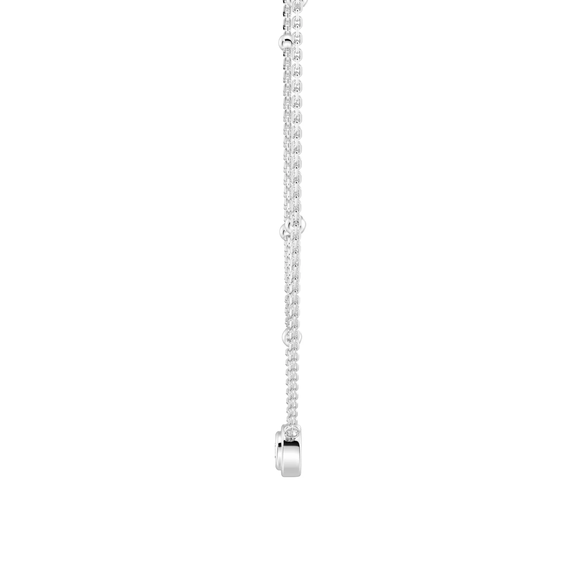 Layered Round Lab Grown Diamond Necklace sold by MSBLUE Jewelry product image thumbnail 2