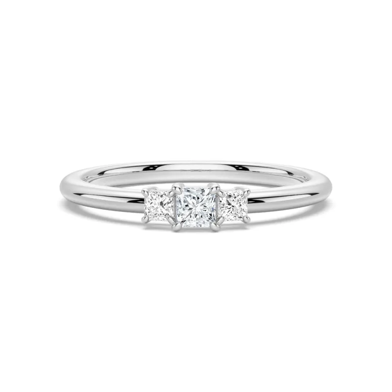 True Love Princess Lab Grown Diamond Promise Ring sold by MSBLUE Jewelry