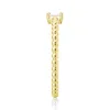 Beaded Emerald Cut Lab Grown Diamond Promise Ring sold by MSBLUE Jewelry