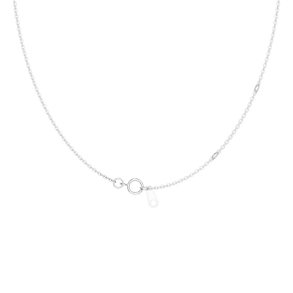 8MM Tahitian Pearl And Moissanite Twist Pendant Necklace sold by MSBLUE Jewelry product image thumbnail 3