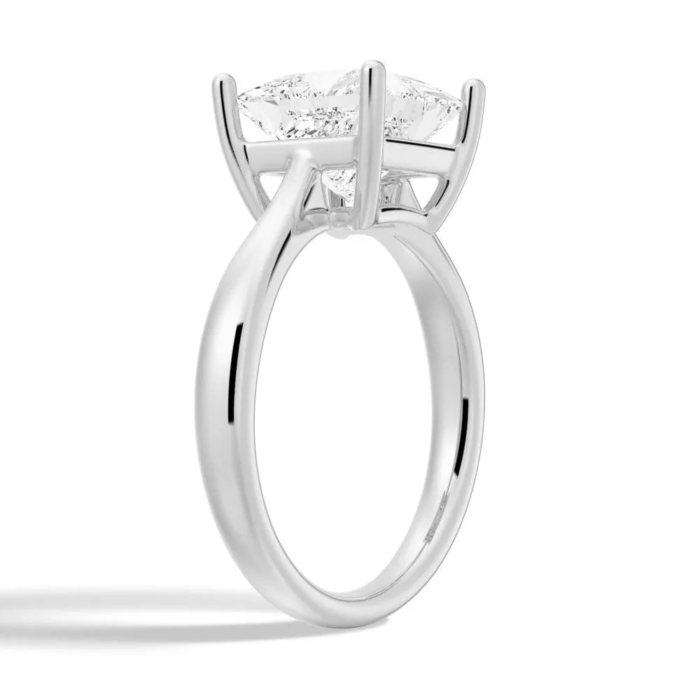 Classic Solitaire Princess Cut Engagement Ring sold by MSBLUE Jewelry product image thumbnail 4