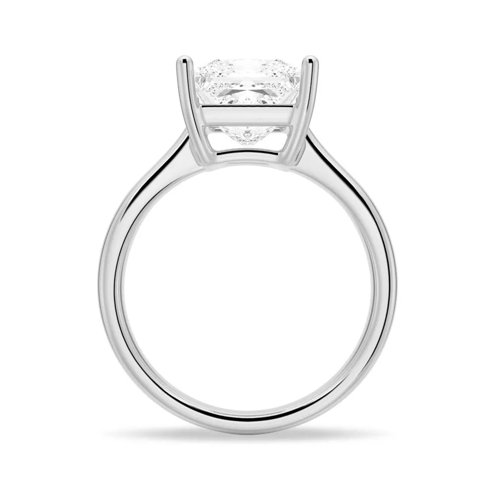 Classic Solitaire Princess Cut Engagement Ring sold by MSBLUE Jewelry product image thumbnail 5