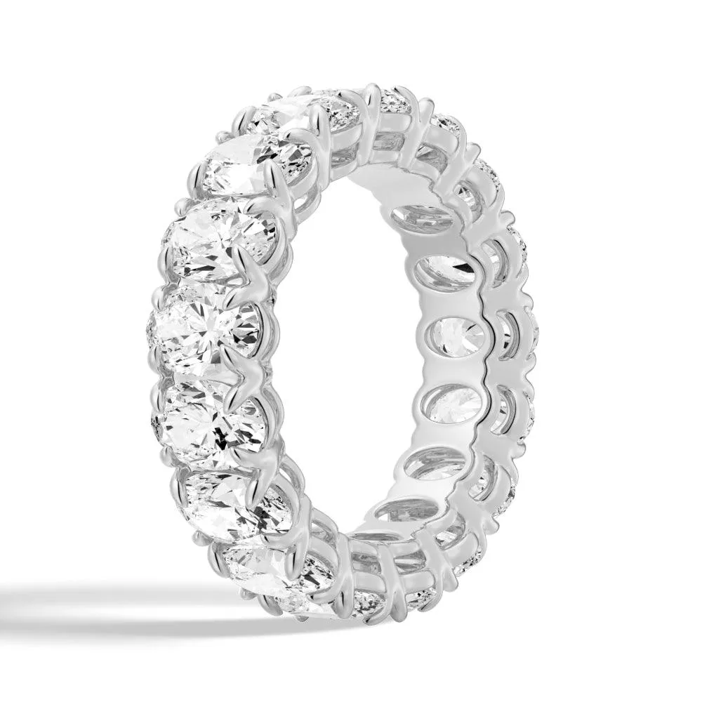 9 CT. Moissanite Oval Cut Eternity Band sold by MSBLUE Jewelry product image thumbnail 4