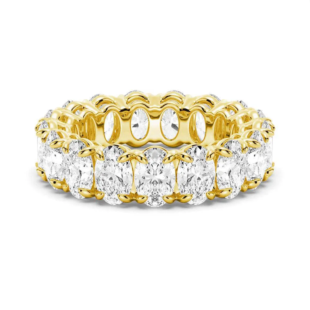 9 CT. Moissanite Oval Cut Eternity Band sold by MSBLUE Jewelry product image thumbnail 2