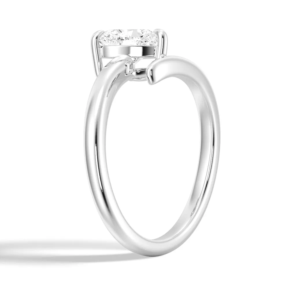 Refined Classic Heart Shaped Lab Grown Diamond Promise Ring sold by MSBLUE Jewelry product image thumbnail 3