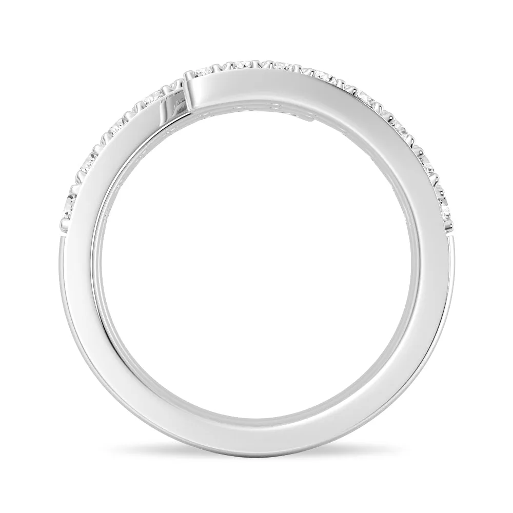 Triple Band Lab Grown Diamond Ring sold by MSBLUE Jewelry product image thumbnail 4