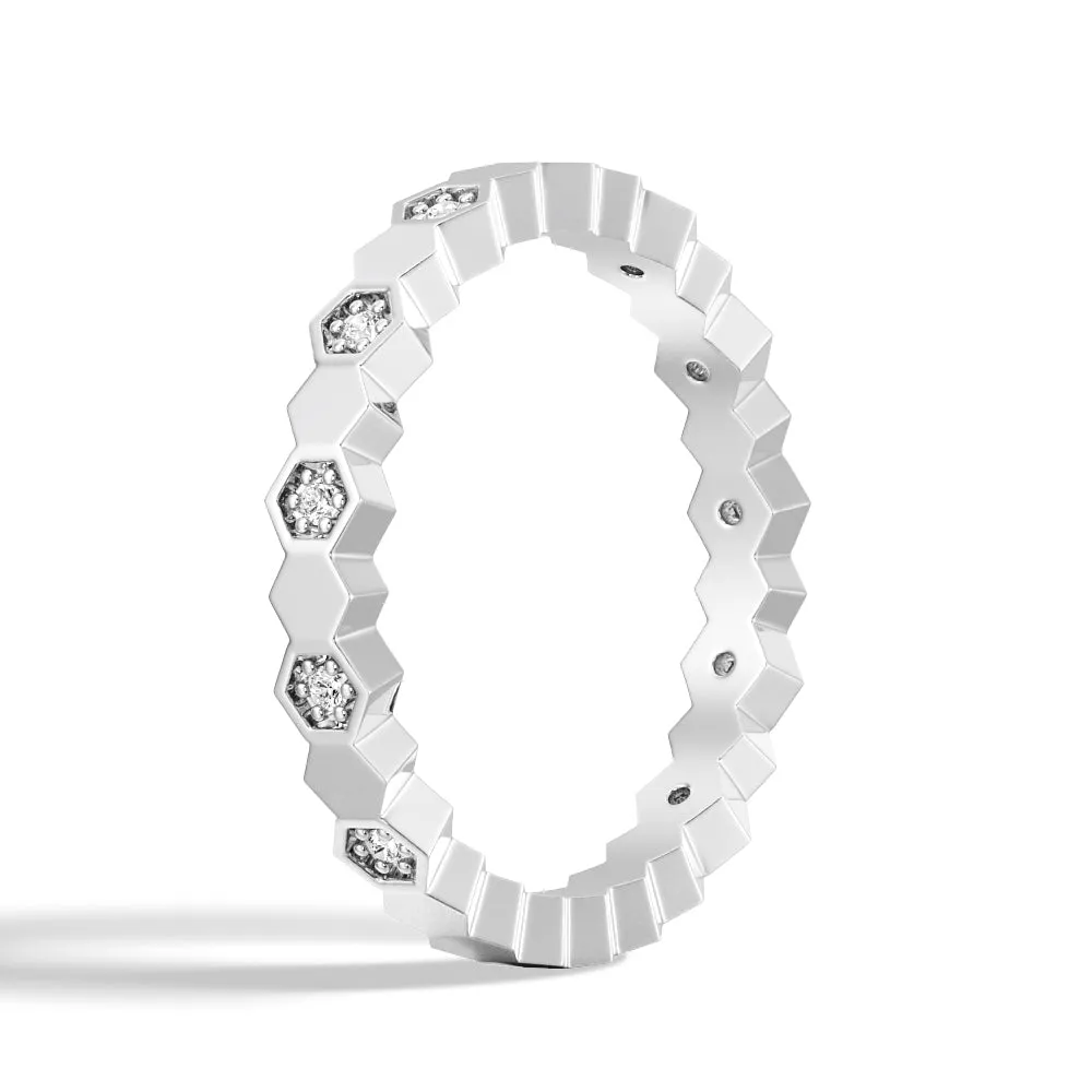 Geometric Lab Grown Diamond Ring sold by MSBLUE Jewelry product image thumbnail 2