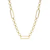 Paperclip Long Chain Necklace sold by MSBLUE Jewelry