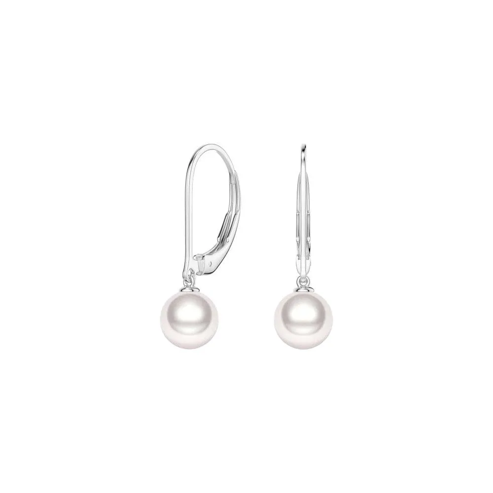 🎁 8mm Freshwater Cultured Pearl Leverback Earrings (100% off) sold by MSBLUE Jewelry product image thumbnail 2