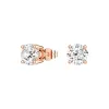 🎁 4 ctw Cushion Cut Moissanite 4 Prong Solitaire Stud Earrings (100% off) sold by MSBLUE Jewelry