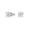 🎁 4 ctw Cushion Cut Moissanite 4 Prong Solitaire Stud Earrings (100% off) sold by MSBLUE Jewelry