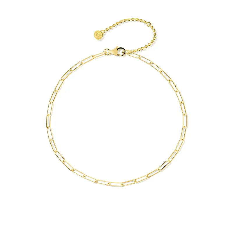 Minimalist Paperclip Chain Bracelet sold by MSBLUE Jewelry