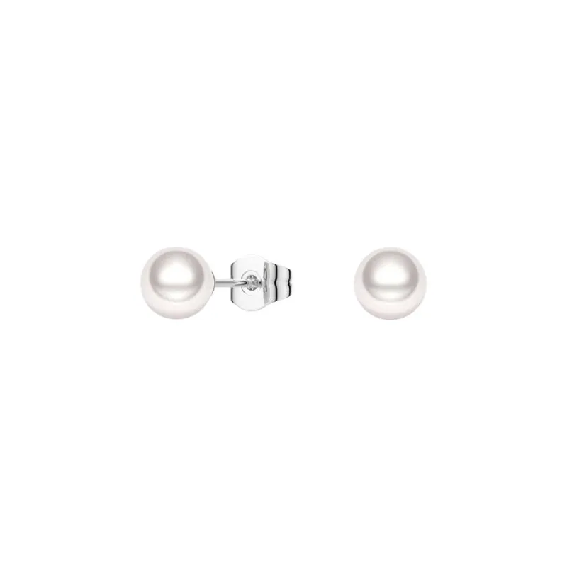 🎁 6mm Solitaire Freshwater Cultured Pearl Stud Earrings (100% off) sold by MSBLUE Jewelry
