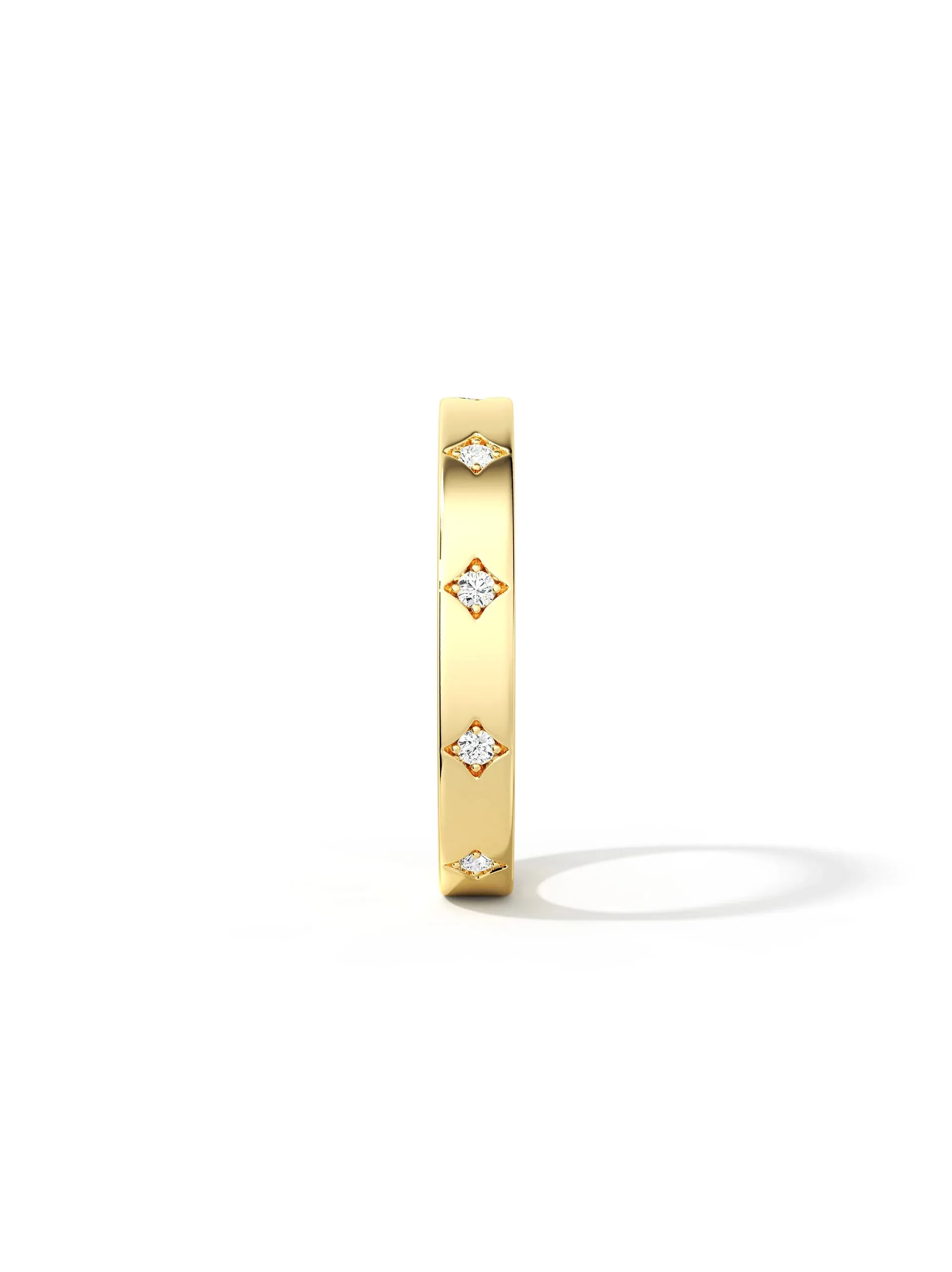 Celeste Star Moissanite Band sold by MSBLUE Jewelry product image thumbnail 3
