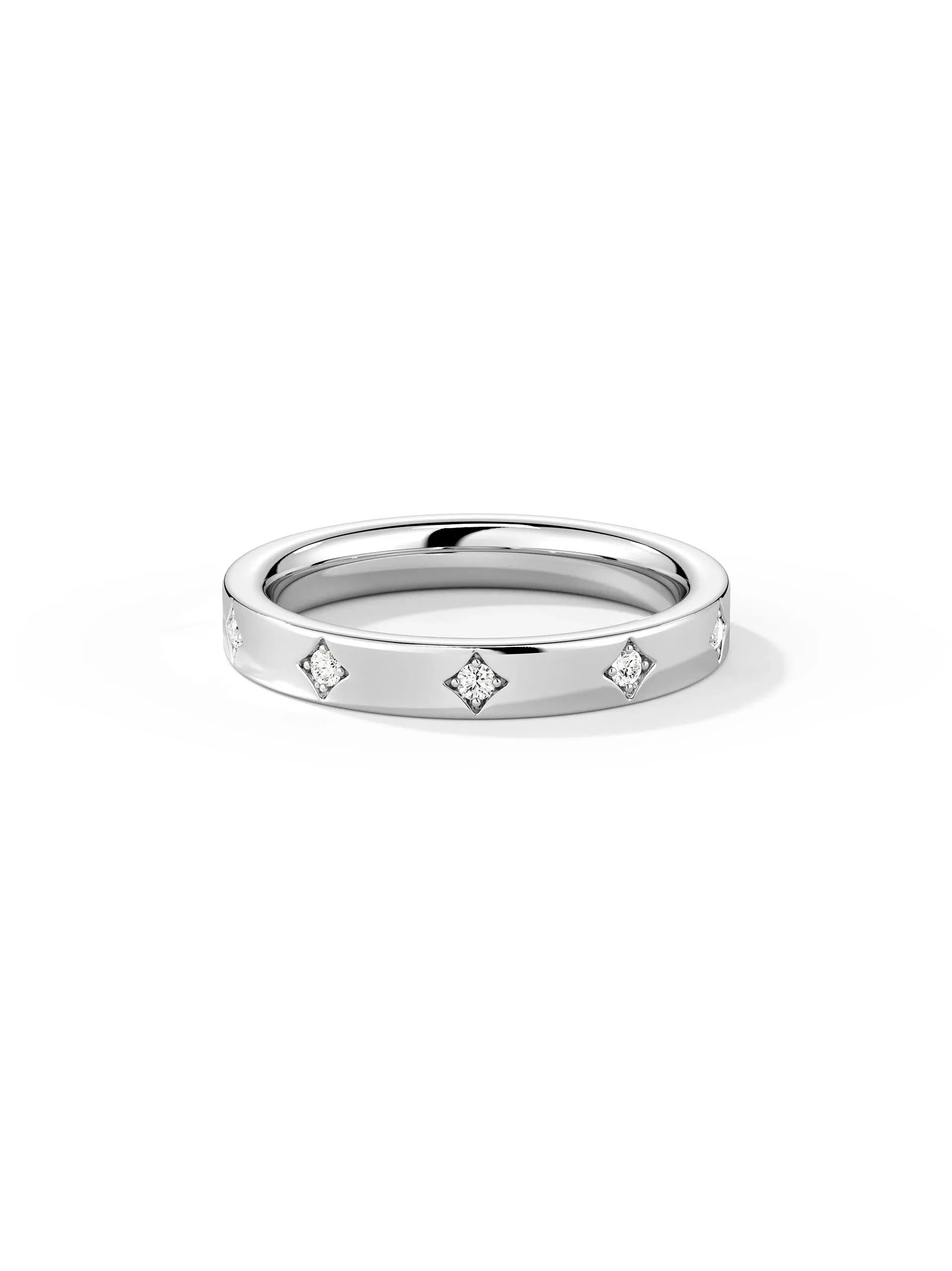 Celeste Star Moissanite Band sold by MSBLUE Jewelry product image thumbnail 5