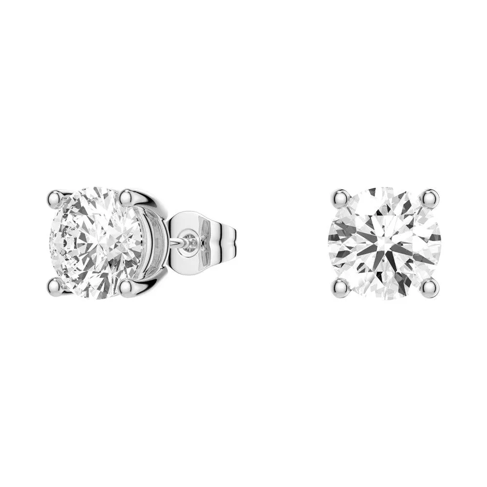 0.5ctw Round Brilliant 4 Prong Solitaire Stud Earrings sold by MSBLUE Jewelry product image thumbnail 3