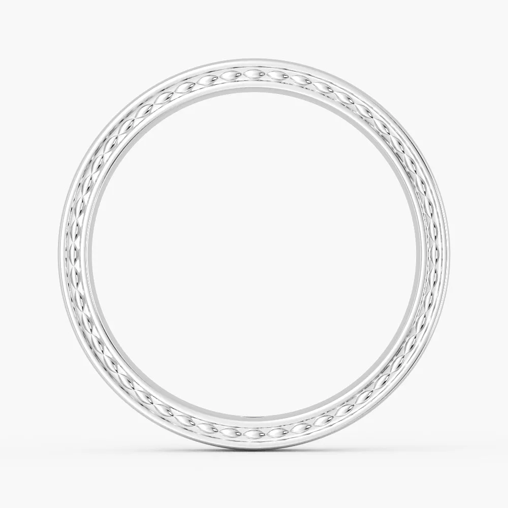 4.4mm Men's Wedding Band Size 10 – Last One sold by MSBLUE Jewelry product image thumbnail 5