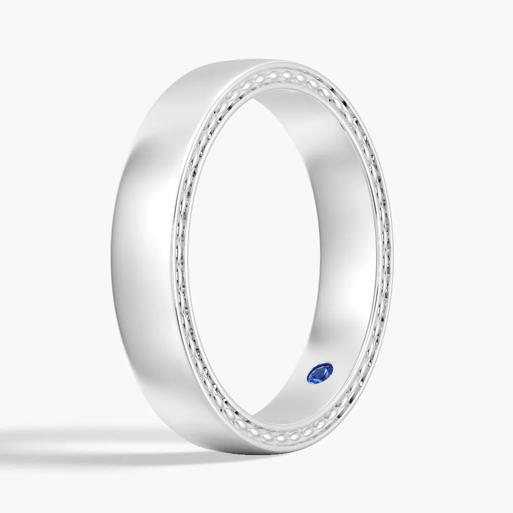 4.4mm Men's Wedding Band Size 10 – Last One sold by MSBLUE Jewelry product image thumbnail 3