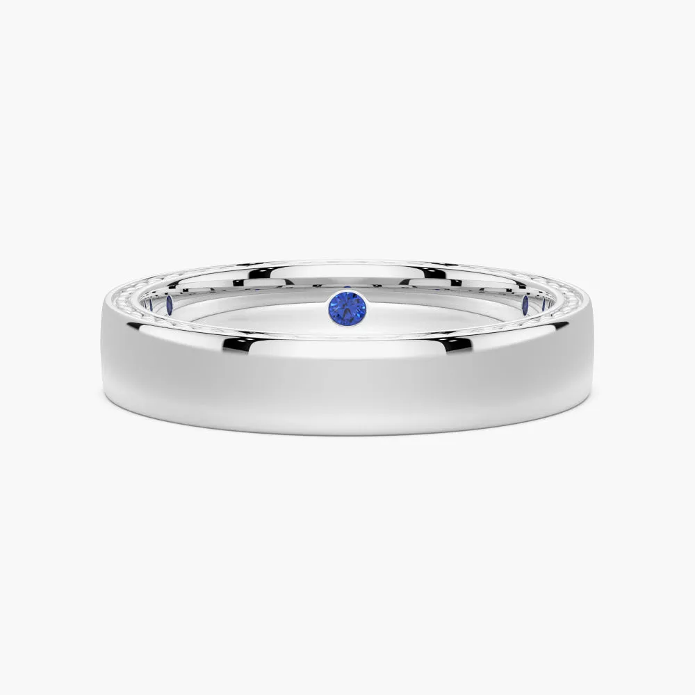 4.4mm Men's Wedding Band Size 10 – Last One sold by MSBLUE Jewelry