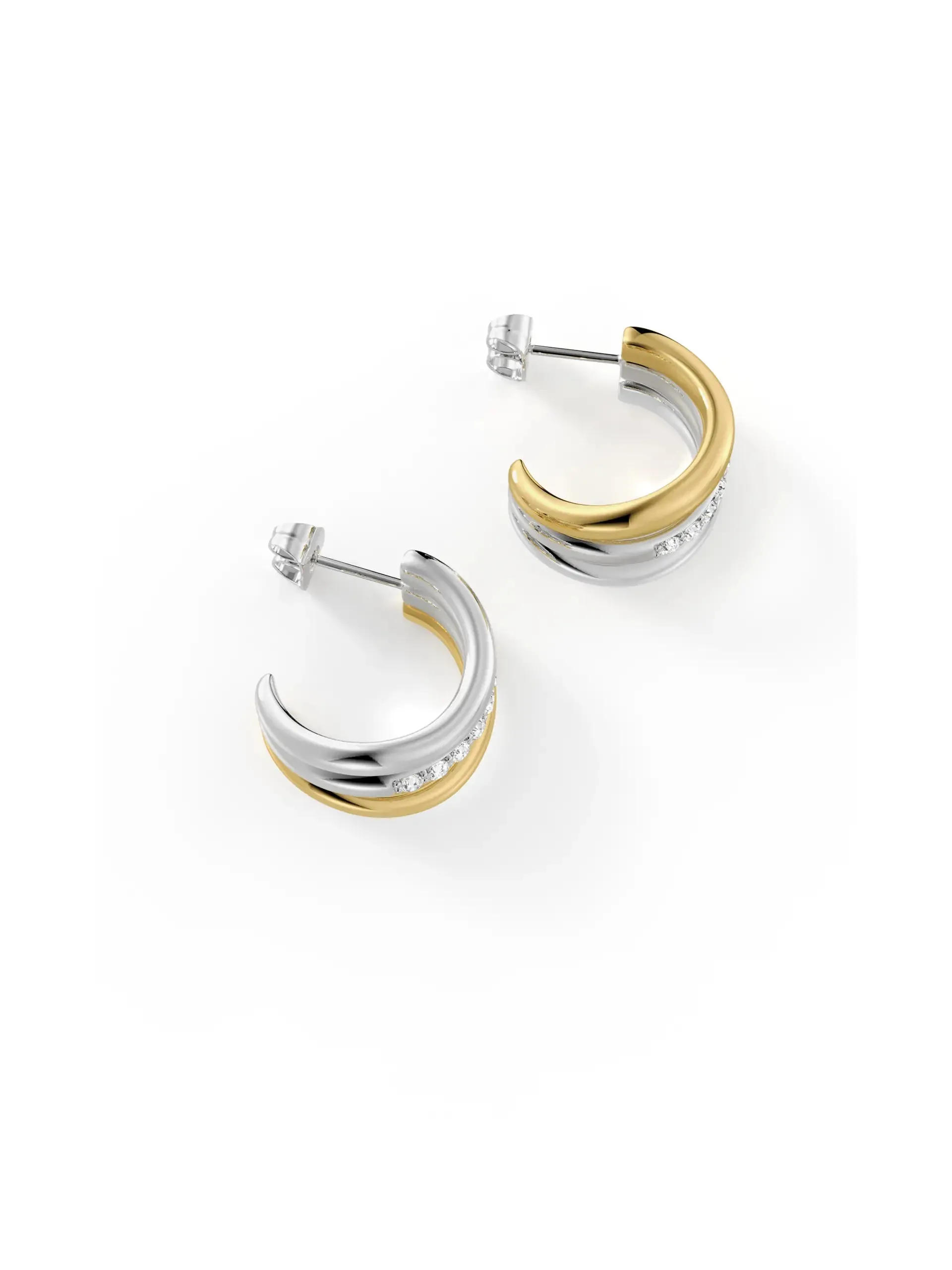 Mixed Metal Stacked Ring Studs sold by MSBLUE Jewelry product image thumbnail 3