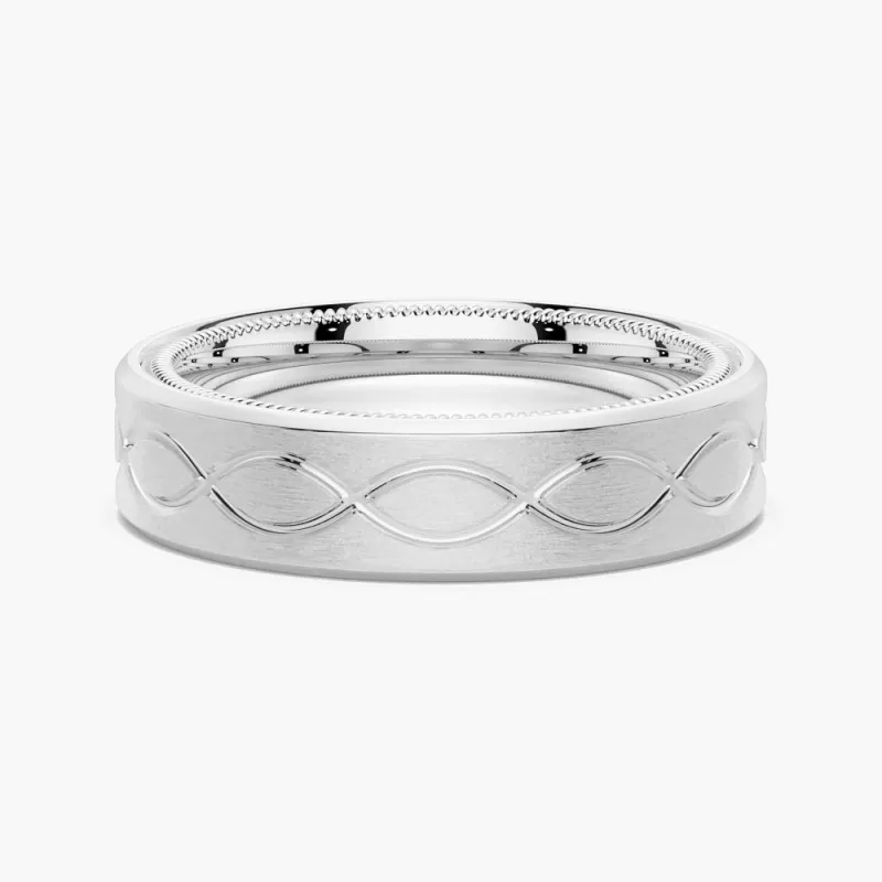 7.5mm Men's Band Size 9 – Last One made by MSBLUE Jewelry