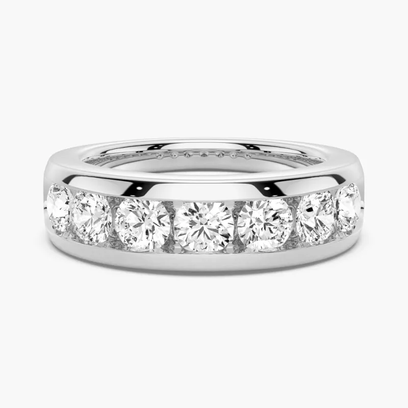 8mm Moissanite Men's Ring Size 10 – Last One made by MSBLUE Jewelry
