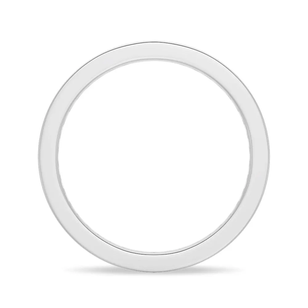In-Stock Round Moissanite Channel Set Eternity Band sold by MSBLUE Jewelry product image thumbnail 4