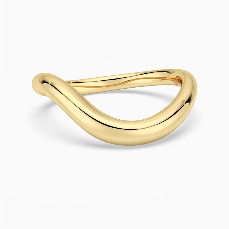 Modern Minimalist Sculptural Ring made by MSBLUE Jewelry