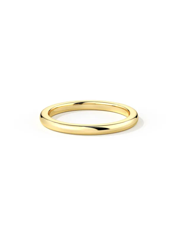 In-Stock Minimalist Sterling Silver Band Ring made by MSBLUE Jewelry