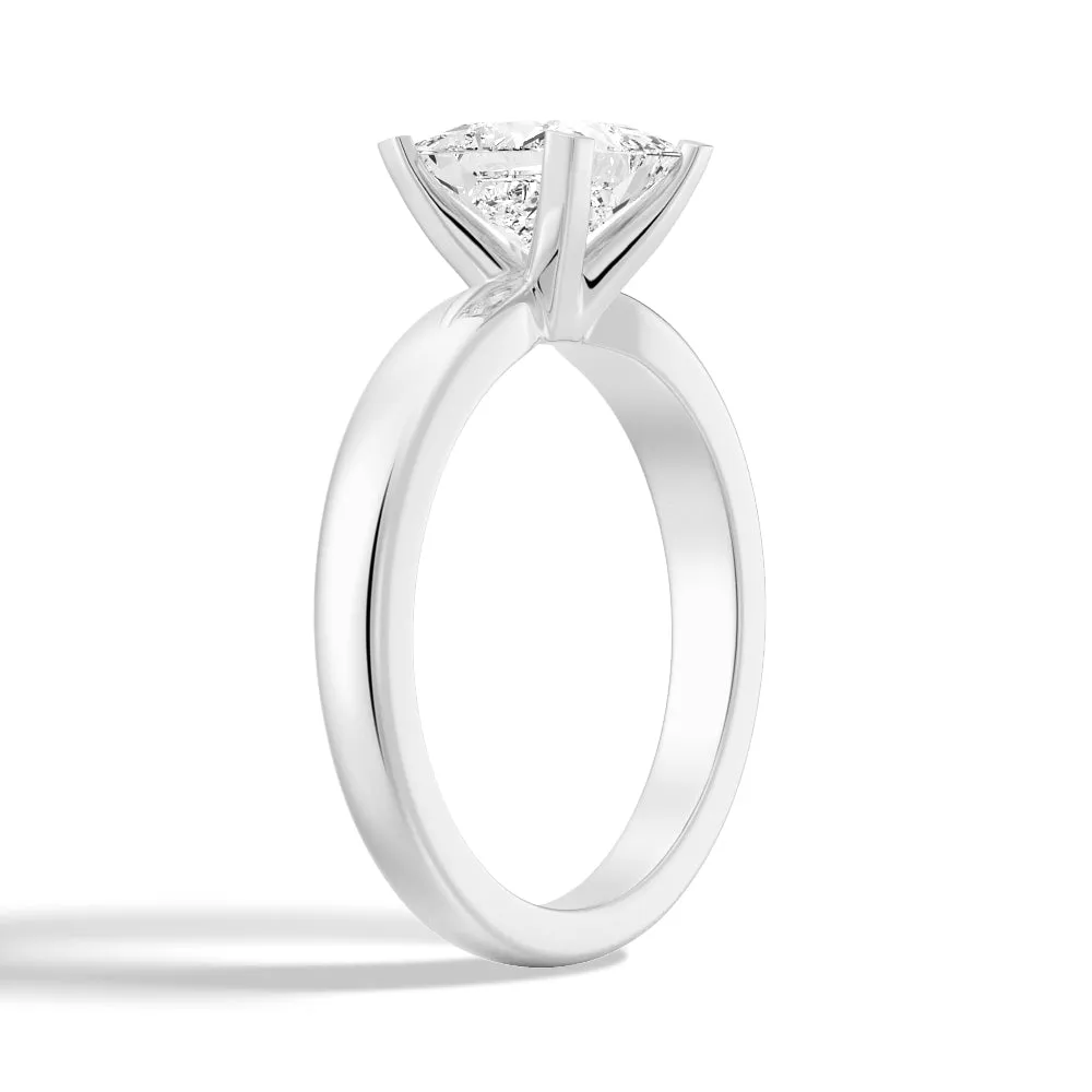1.5 CT. Classic Four-Prongs Solit Princess Cut Engagement Ring sold by MSBLUE Jewelry product image thumbnail 2