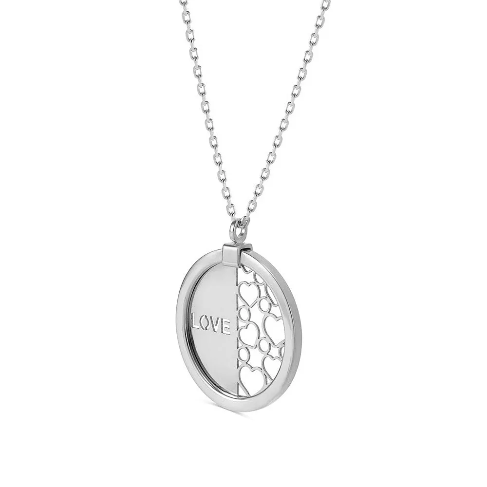 Daily Chic "LOVE" Engravable Circle Necklace sold by MSBLUE Jewelry product image thumbnail 3